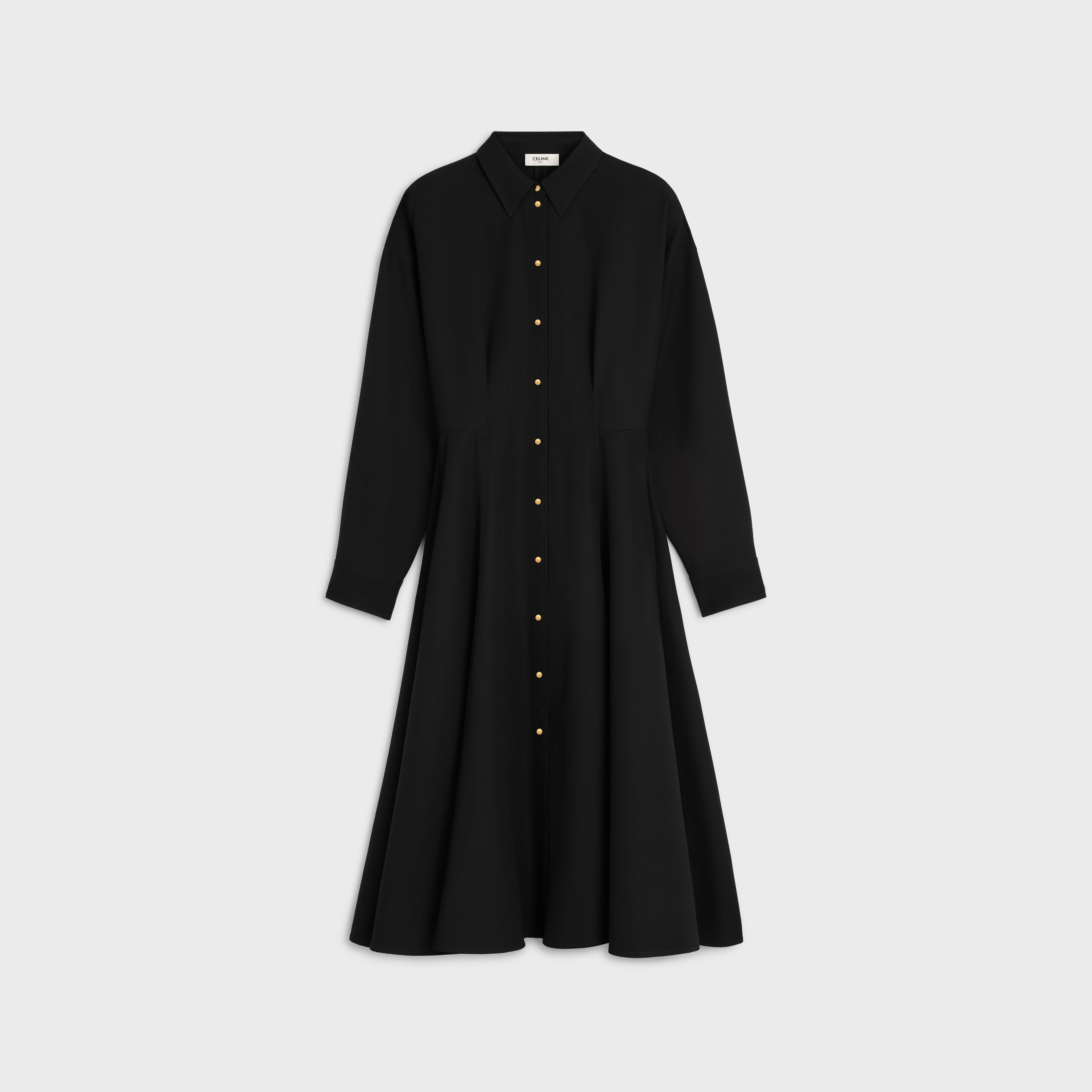 dress IN wool - BLACK | CELINE